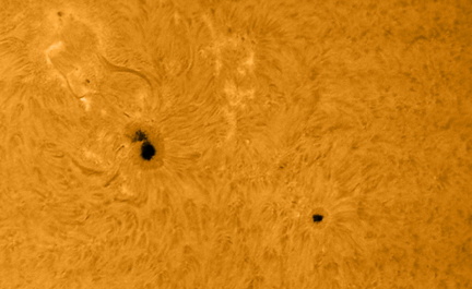 Sonne - AR2785 und AR2786